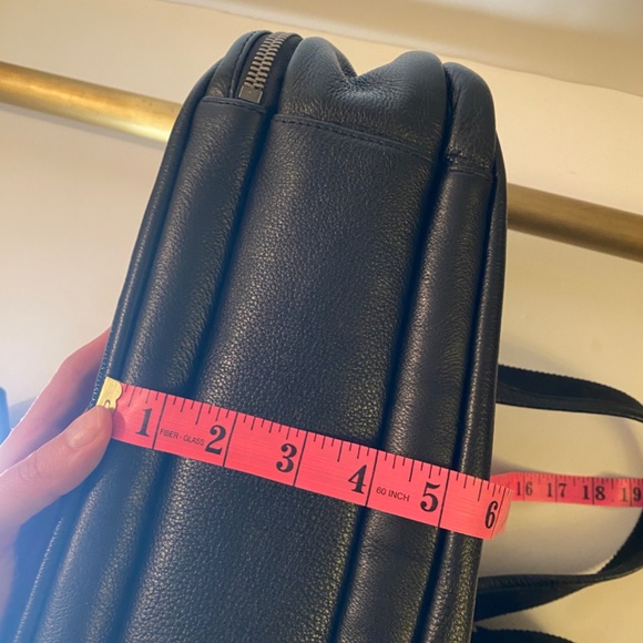 Calvin Klein Black Soft Leather Briefcase - Picture 11 of 13